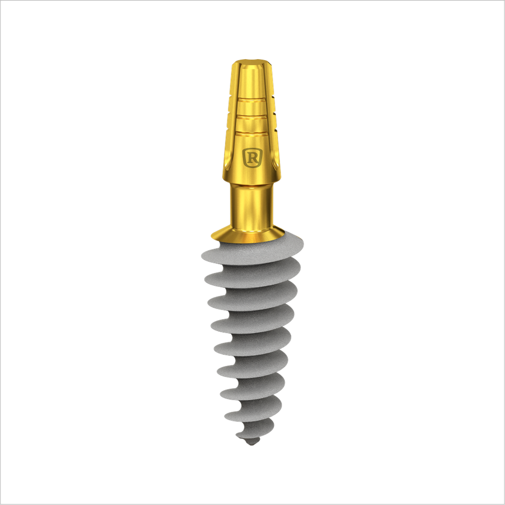 Dental Implant, ROOTT C, D 6.5 mm, L 14 mm.