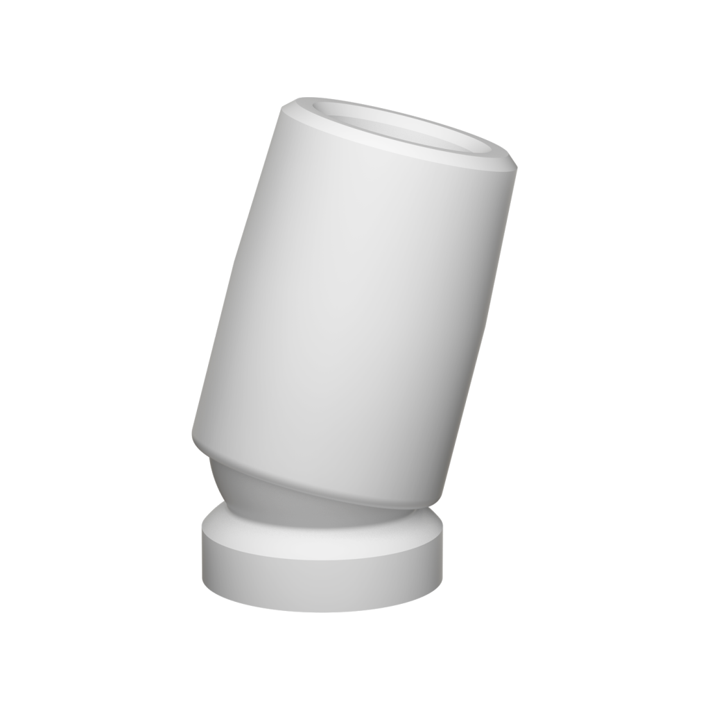 Abutment, burn-out, 15°, M.