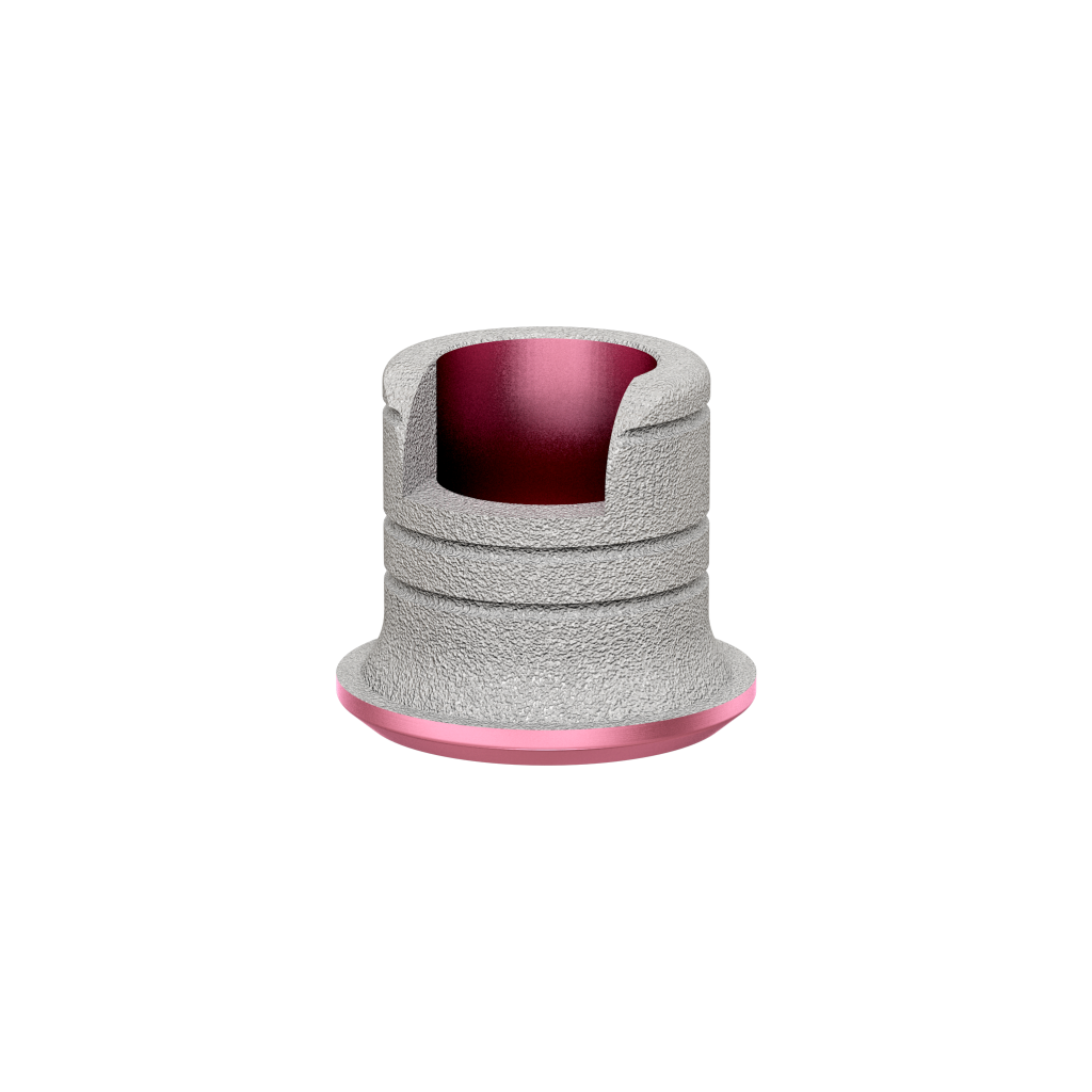 Abutment, titanium base, 1 mm, M.