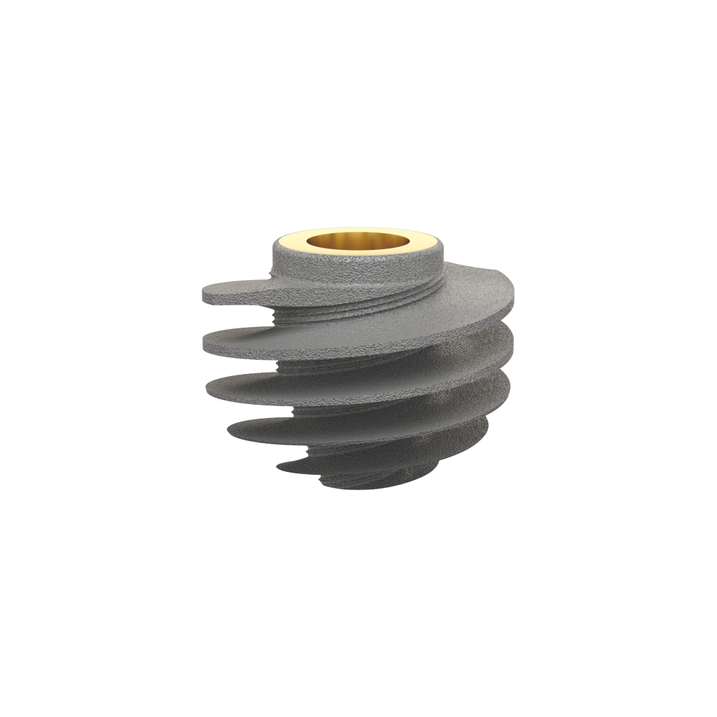 Dental Implant, ROOTT R, D 7.5 mm, L 6 mm.