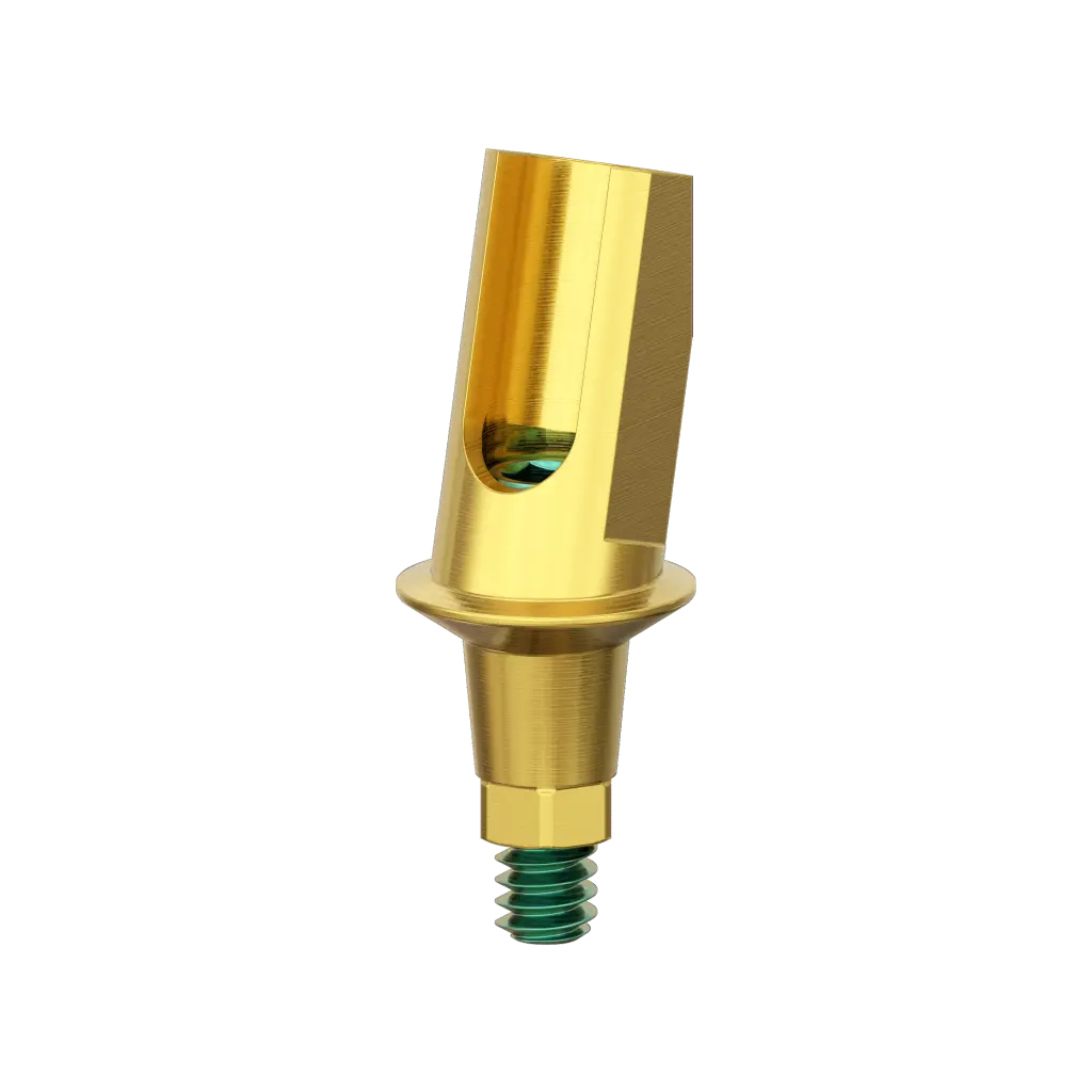 Abutment, 15°, 1 mm, R.