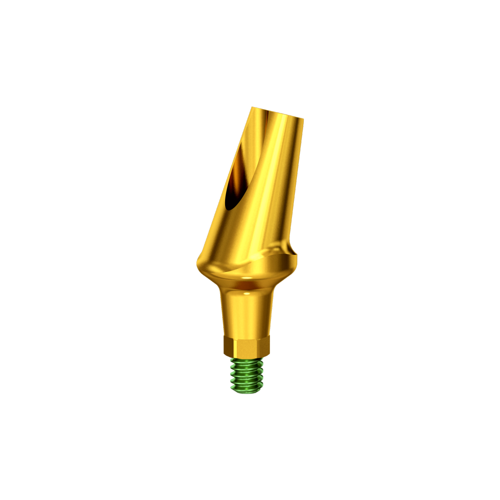 Abutment, 15°, 1 mm, R.