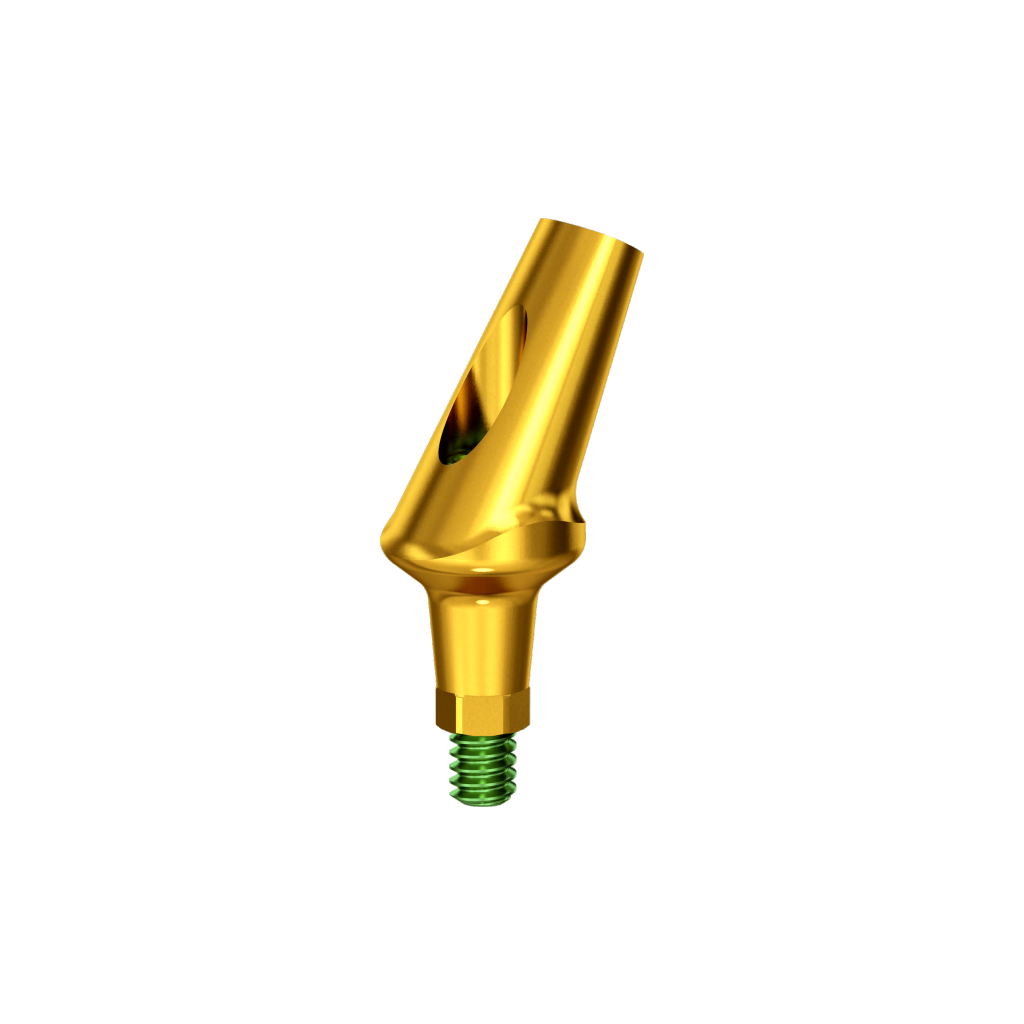 Abutment, 25°, 1 mm, R.