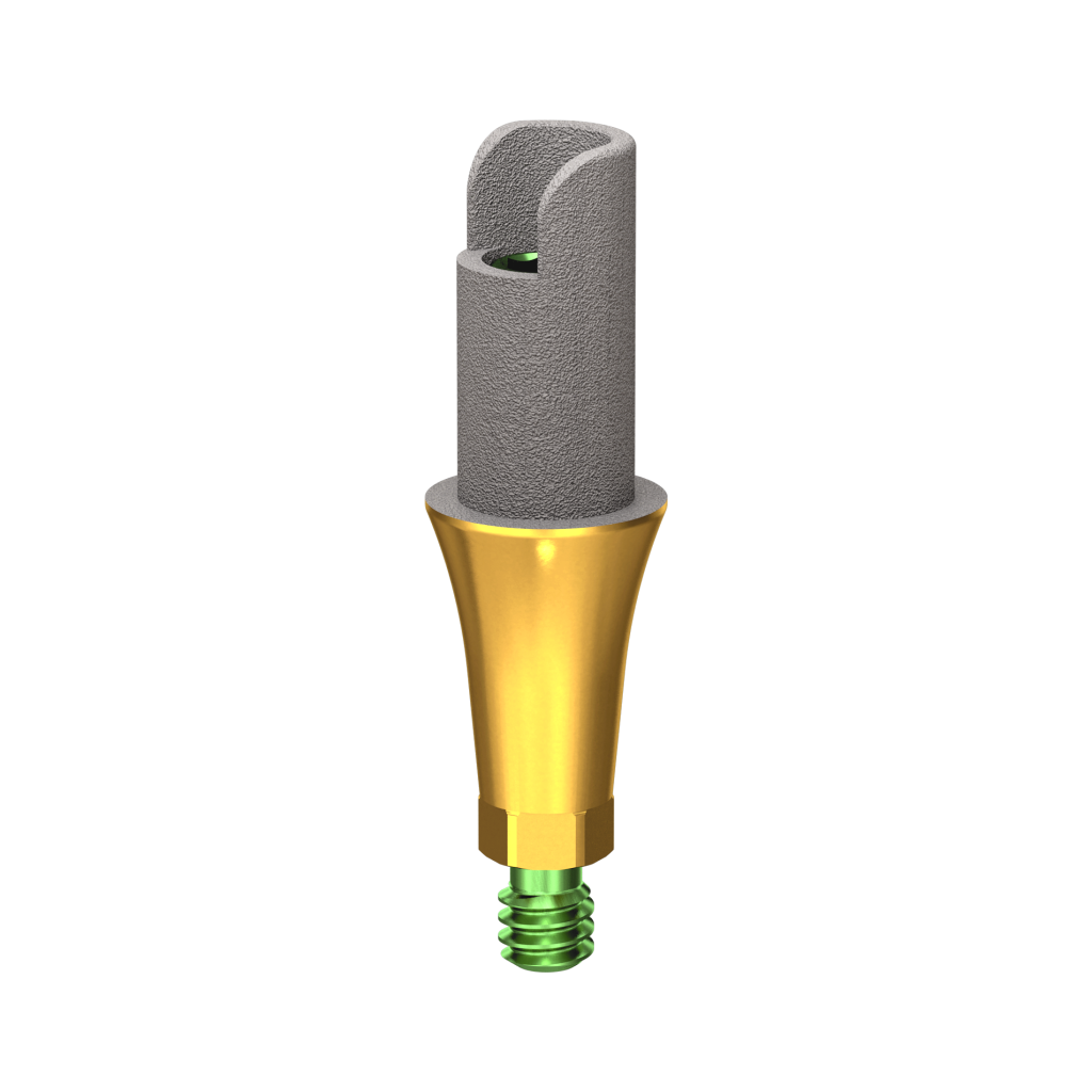 Abutment, titanium base, 3 mm, R.