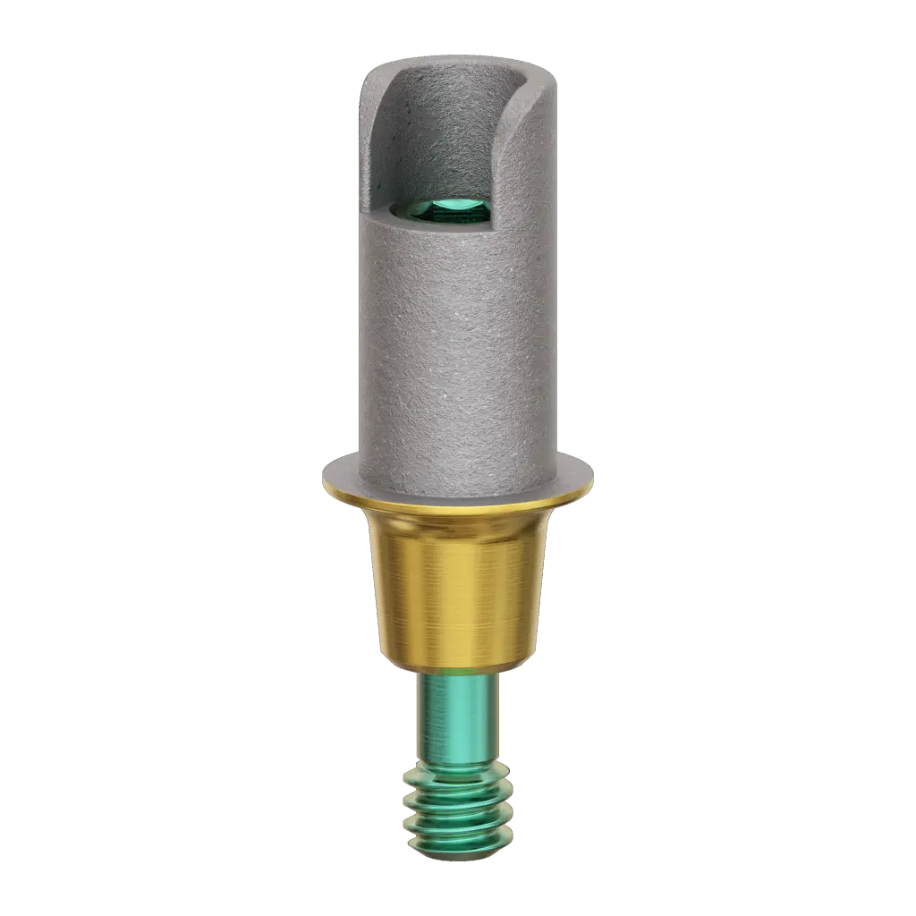 Abutment, titanium base, rotational, R.