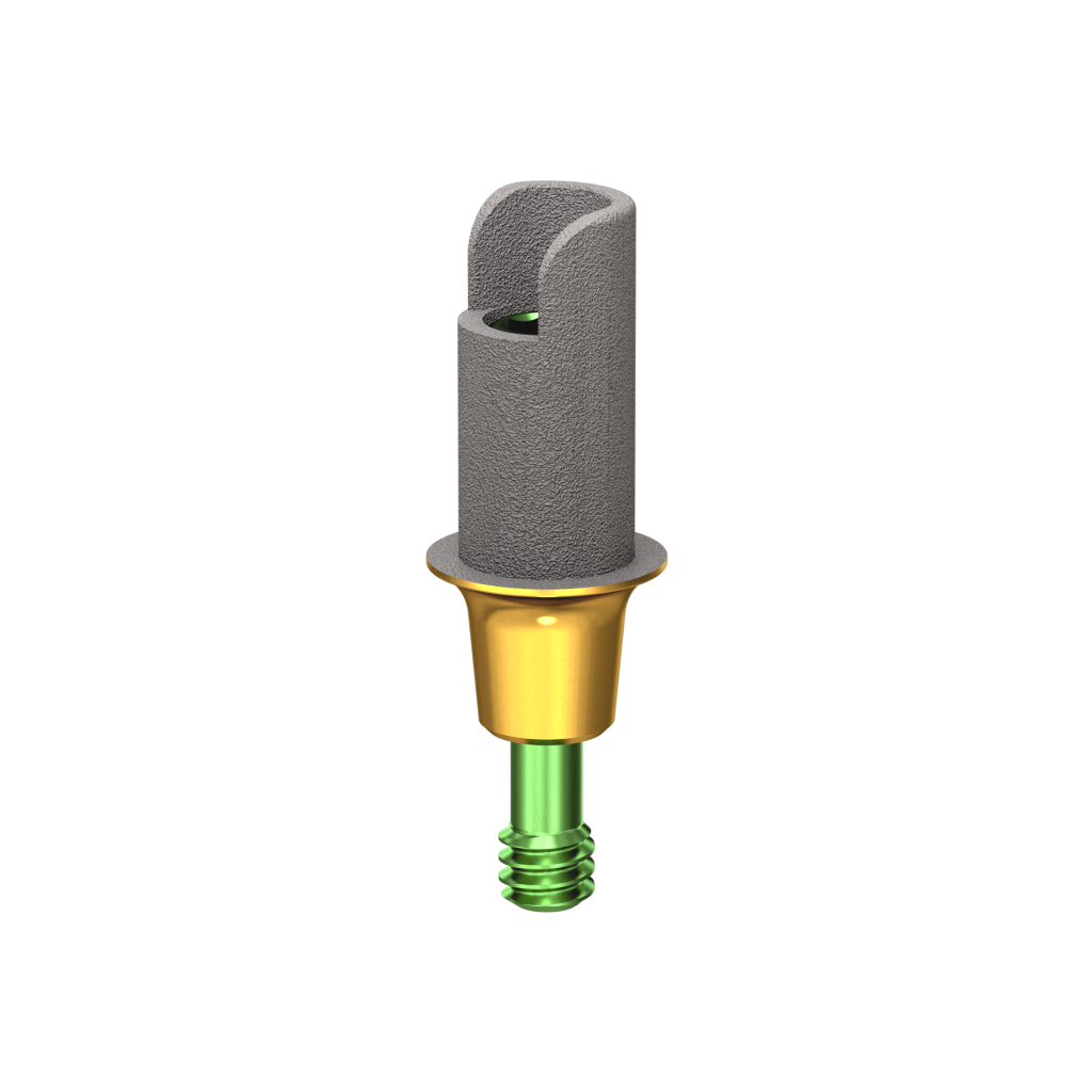 Abutment, titanium base, rotational, R.