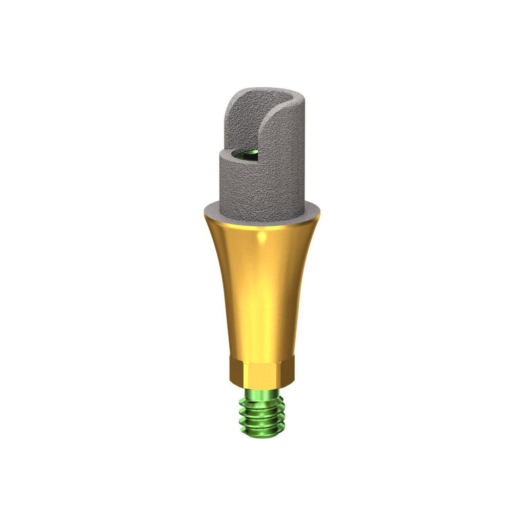 Abutment, titanium base, S, 3 mm, R.