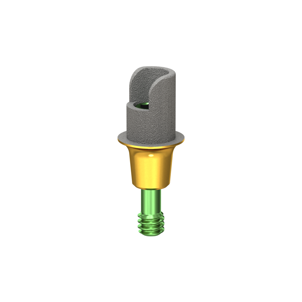 Abutment, titanium base, S, rotational, R.