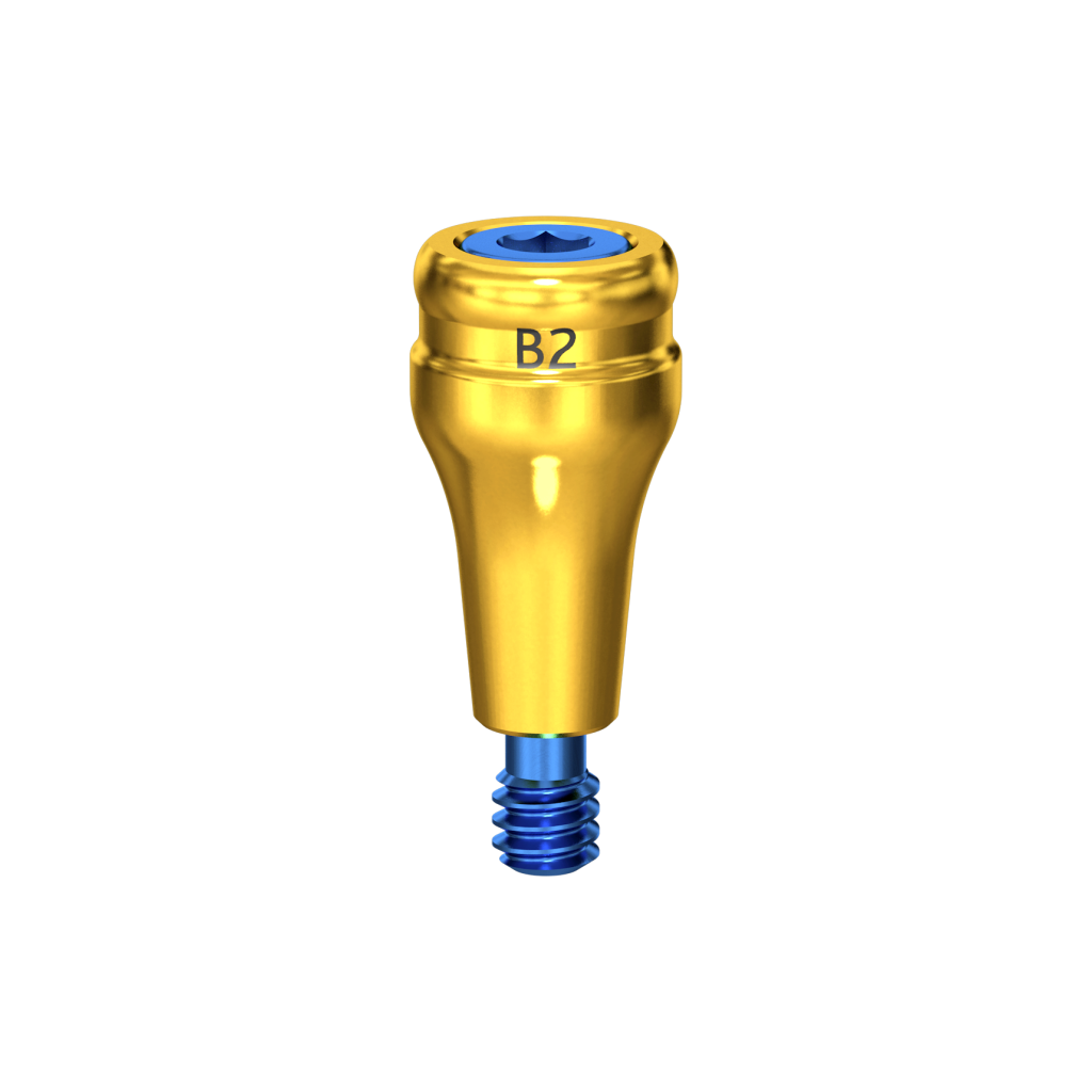 Abutment, attachment, 2 mm, R.