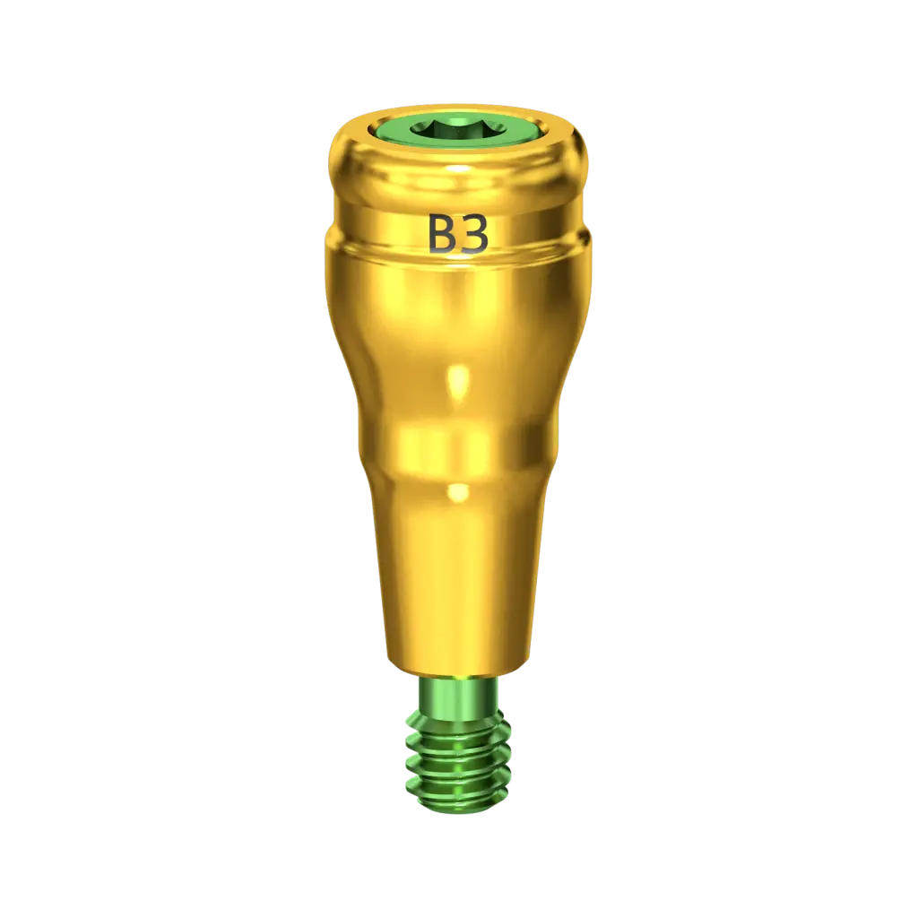 Abutment, attachment, 3 mm, R.