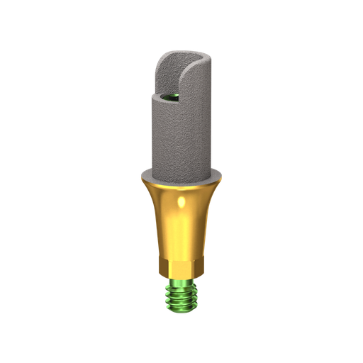 [PCO2] Abutment, titanium base, 2 mm, R.