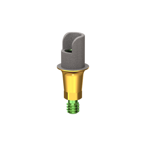 [PCO1S] Abutment, titanium base, S, 1 mm, R.